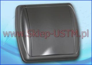 4760-08 : Gniazdo do odkurzania centralnego - ssące, model DUE srebrny