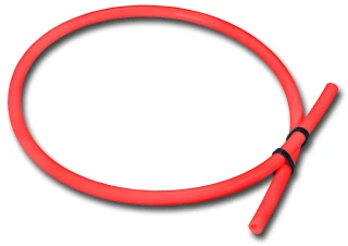 TUBE14BR : Czerwony wężyk 1/4 cala (6,4 mm) do filtrów wody i lodówek