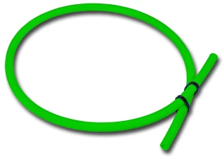 TUBE14G : Zielony wężyk 1/4 cala (6,4 mm) do filtrów wody i lodówek