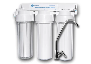 FP3-2 : Trójstopniowy filtr podzlewozmywakowy - komplet z wkładami i kranikiem