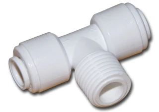 Q-MBT0404 : Szybkozłączka trójnik 1/4 cala wężyk x 1/4 cala gz x 1/4 cala wężyk