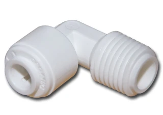 Q-ME0404 : Szybkozłączka kolanko 1/4 cala gz x 1/4 cala wężyk