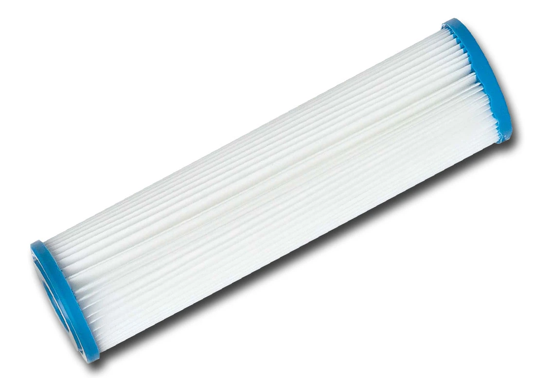 EL10 : Wkład harmonijkowy 10x2,5 cala 10 mikron EL10 : Wkład harmonijkowy 10x2,5 cala 10 mikron