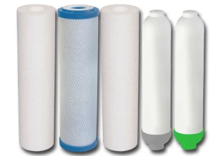 KP-RO6-USTM : Pełen komplet wkładów do RO6 z mineralizatorem (gwint 1/4 cala)