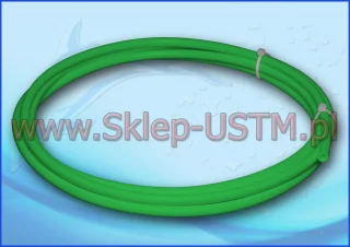 TUBE14G : Zielony wężyk 1/4 cala (6,4 mm) do filtrów wody i lodówek